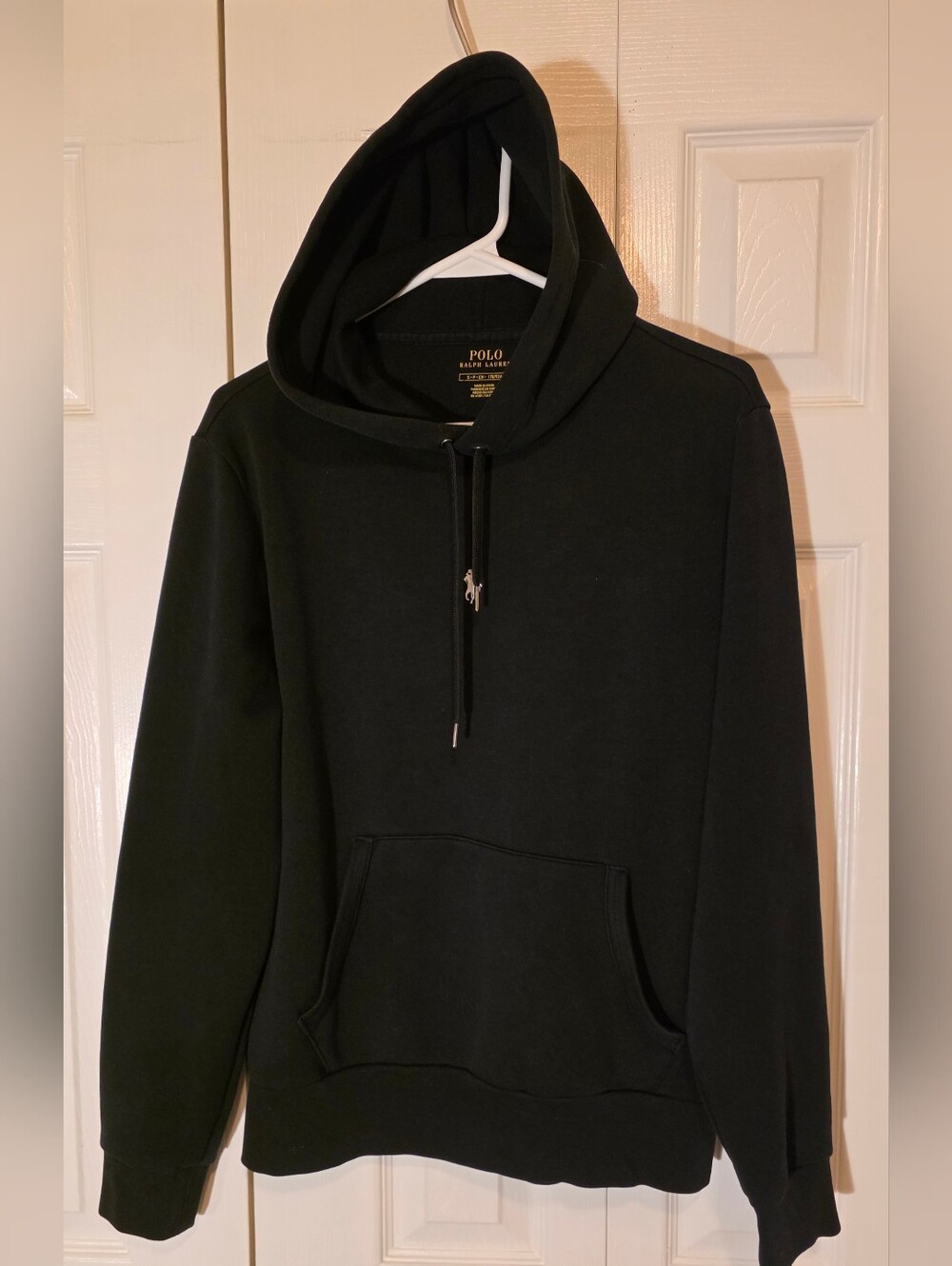 Polo Ralph Lauren Double-Knit Tech Hoodie Black Small - Picture 2 of 13